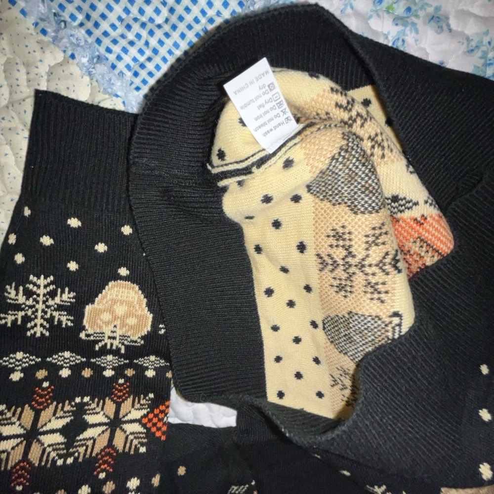 Hochstadters Black And Gold Crewneck Sweater Rock And Rye Whiskey, Slow And Low View 2